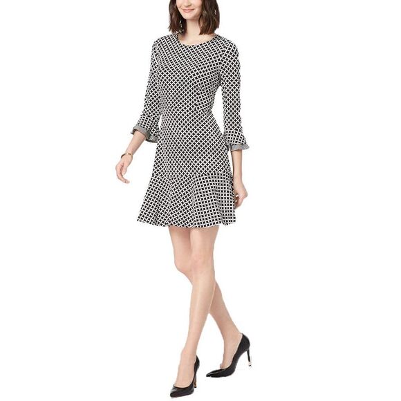 Charter Club Petite Flounced A Line Dress - Picture 3 of 5